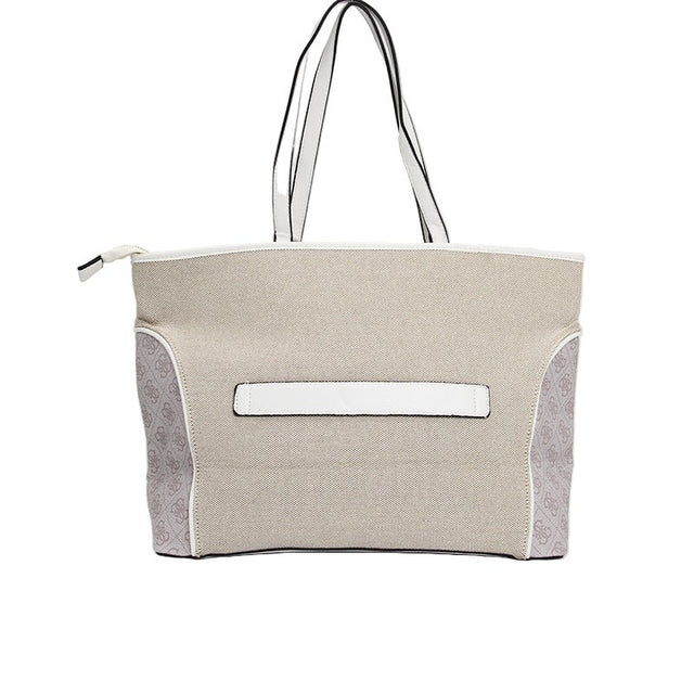 GUESS monogram top handle tote bag