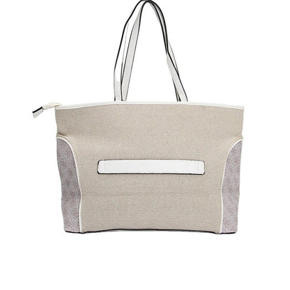 GUESS monogram top handle tote bag