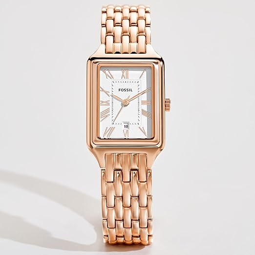 Women’s Analog Stainless Steel Watch ES5271 – 23mm Rose Gold Tone by Fossil