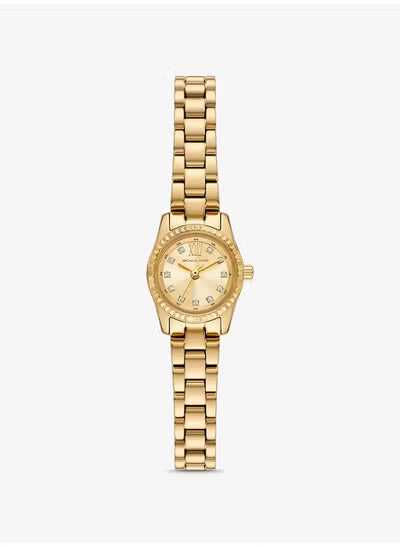 Michael Kors MK4862 Lexington Mini Gold Tone Women’s Watch – Elegant Quartz Dress Watch