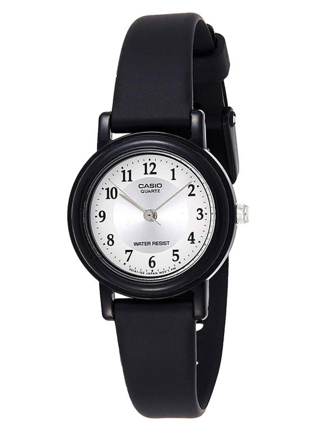 Resin Analog Wrist Watch LQ-139AMV-7B3LDF - 25 mm - Black