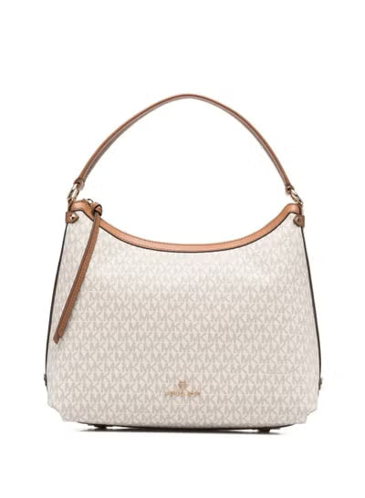 Michael Kors Signature Logo Shoulder Bag Beige#0065