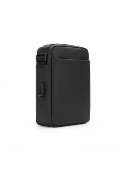 Calvin Klein Men's Matte Black Crossbody Flight Bag#0016
