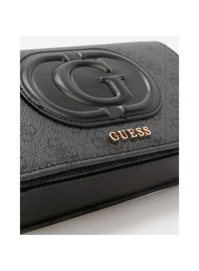 Guess Women’s Coal Black Shoulder Bag HWESG951320 – Sleek Leather Design#028