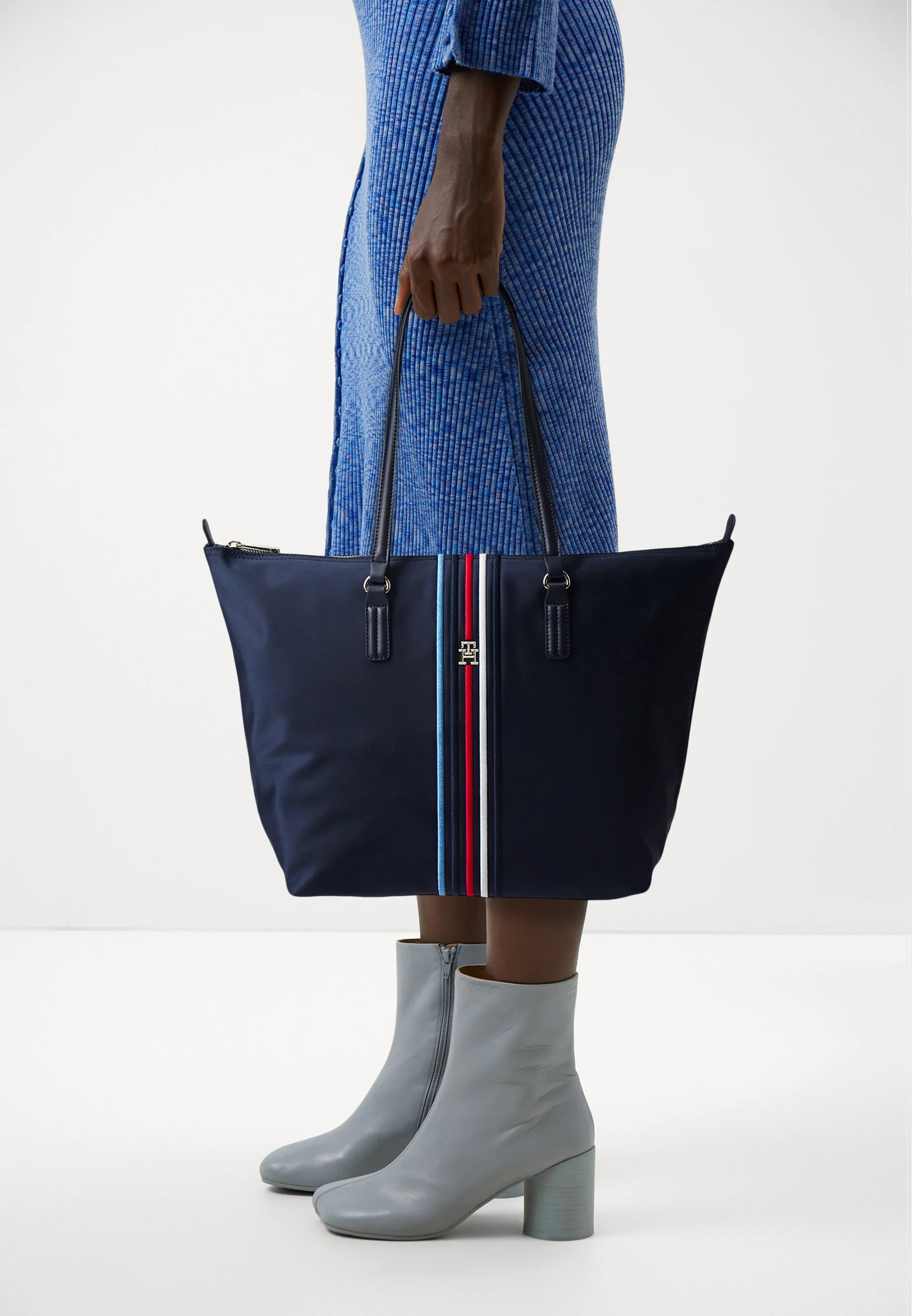 Stylish & Lightweight Women’s Daily Tote Bag for Work & Casual Use - Navy Blue 💙💼 #0063