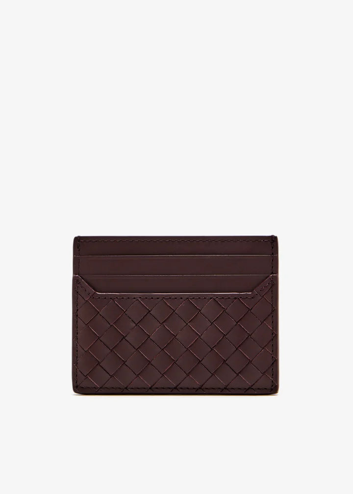 Bottega Veneta Piccolo Intrecciato Card Holder in Calf Leather – Brown#2