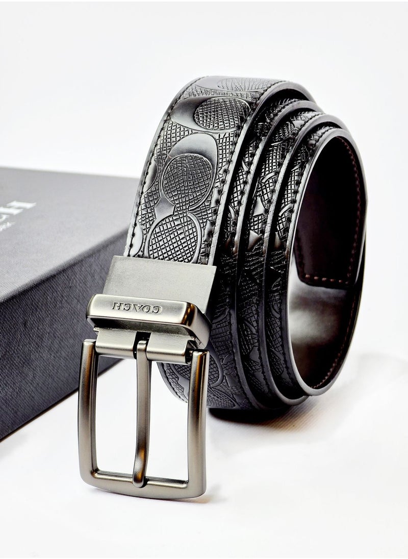 Coach Signature Wallet & Reversible Belt Set For Men #1