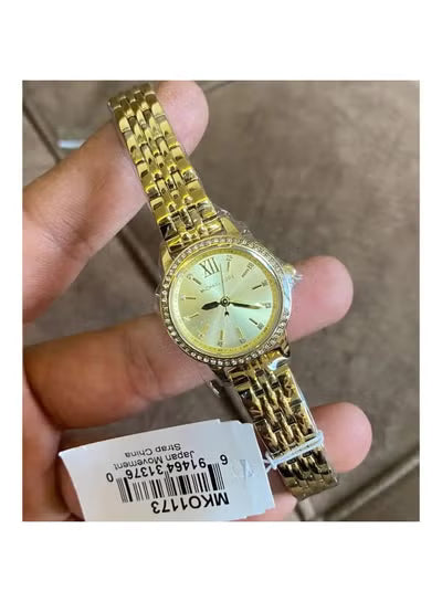 Michael Kors Melissa Women’s Watch MKO1173 – Gold Dial with Gold Stainless Steel Bracelet