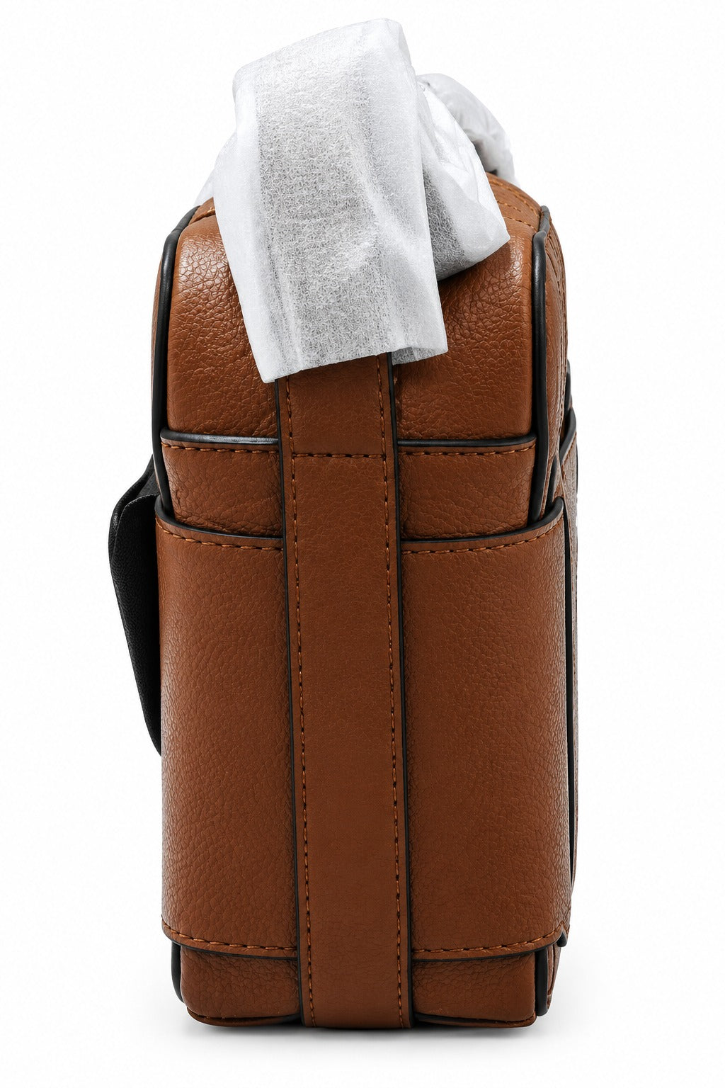Armani Exchange Women's Structured Crossbody Bag with Front Pocket, Brown#0017
