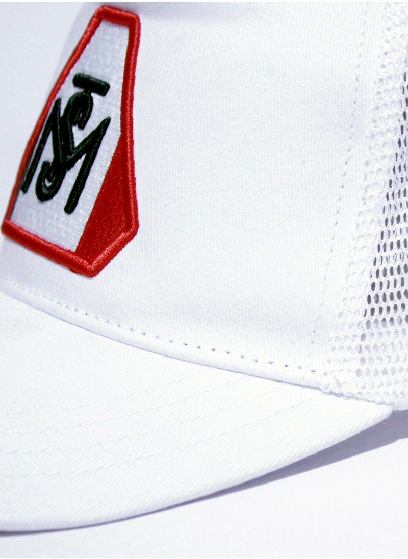 Monastery Couture Men's Cap with Logo Patch Detail