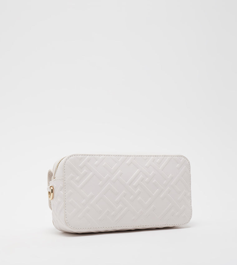 Tommy Hilfiger Monogram Embossed Camera Bag #15