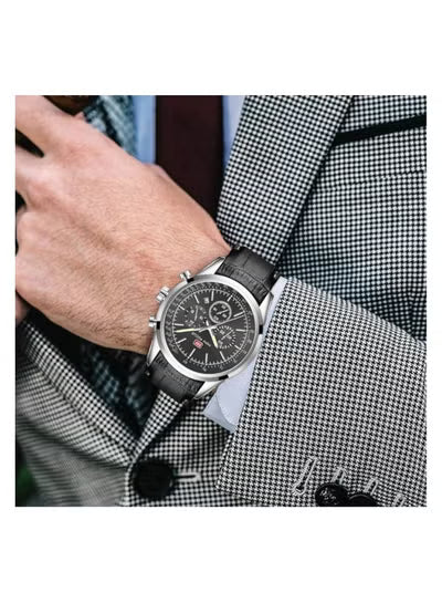 Mini Focus Casual Men's Analog Watch with Genuine Leather Strap – MF0116G.03
