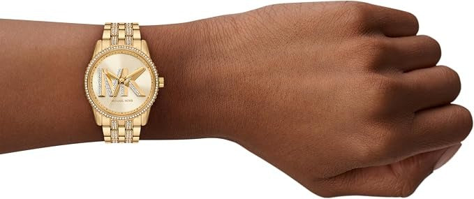 Michael Kors Bryant Women's Three-Hand Stainless Steel Watch MK7540, Gold