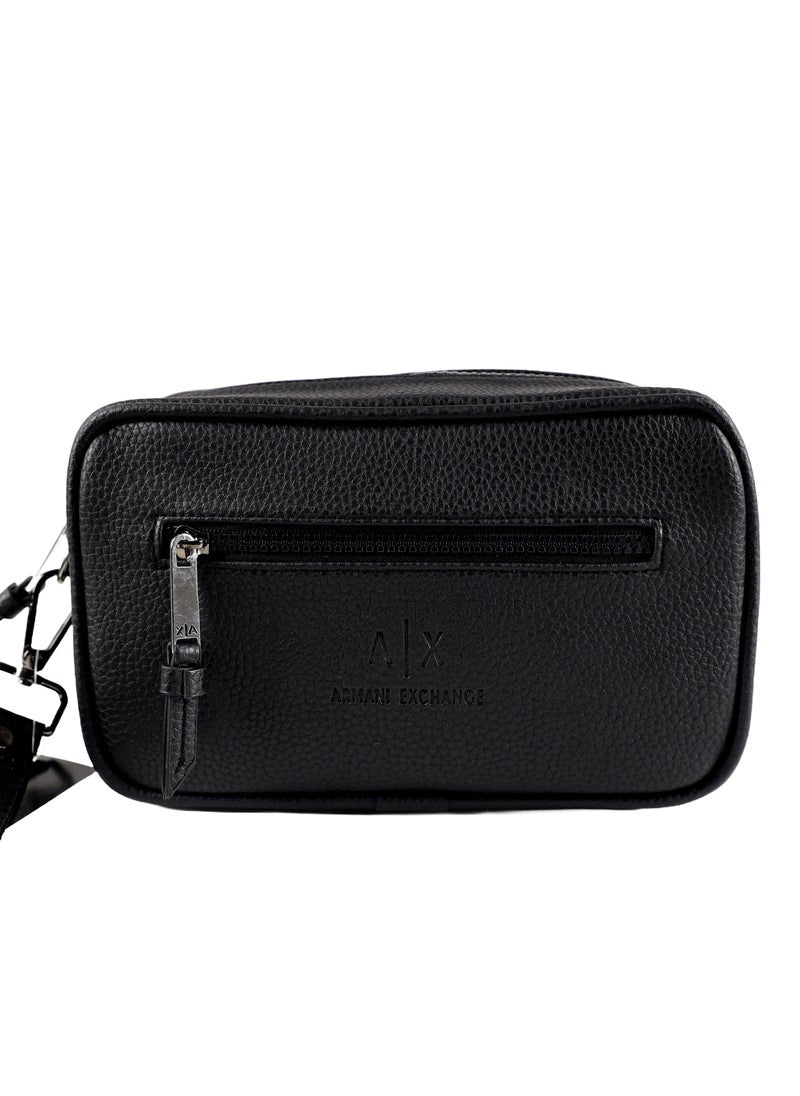 Armani Exchange Black Leather Bag 117#