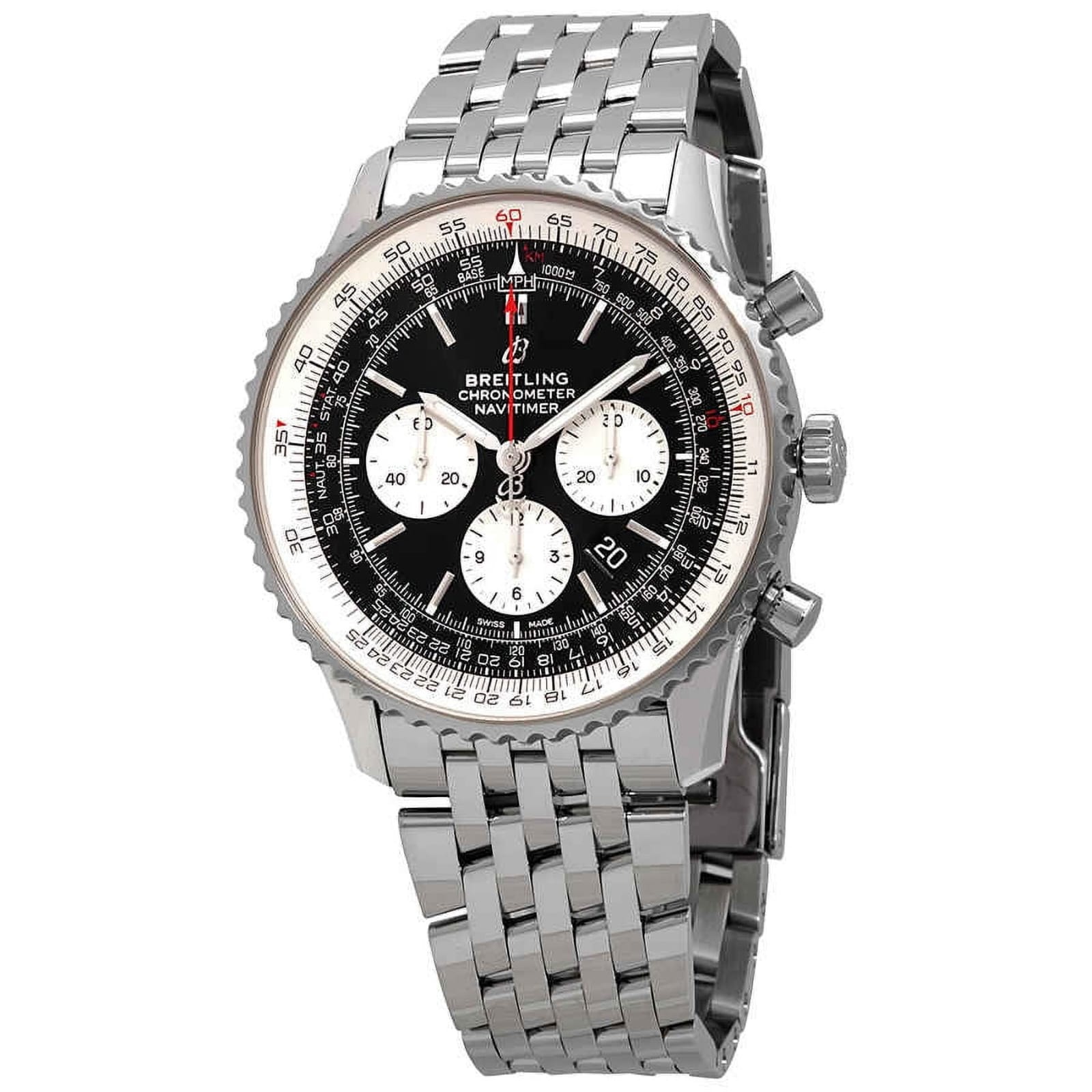 Breitling Navitimer B01 Chronograph 46 Stainless Steel Watch – 46mm – Manufacture Caliber 01 Automatic