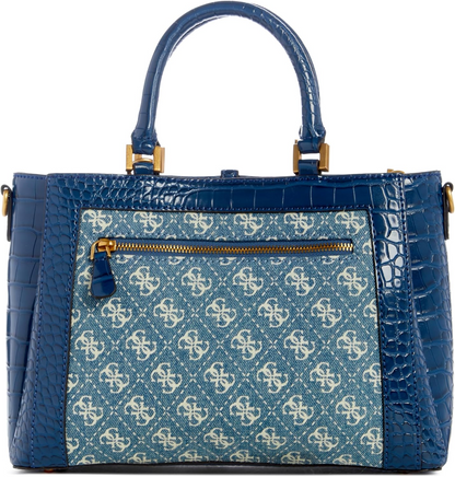 GUESS James Girlfriend Satchel – Denim Blue