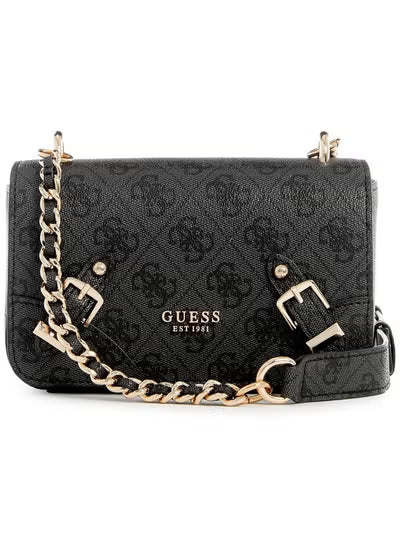 Guess Women’s Coal Black Crossbody Bag HWSG87 44780 – Sleek Compact Leather Design#200