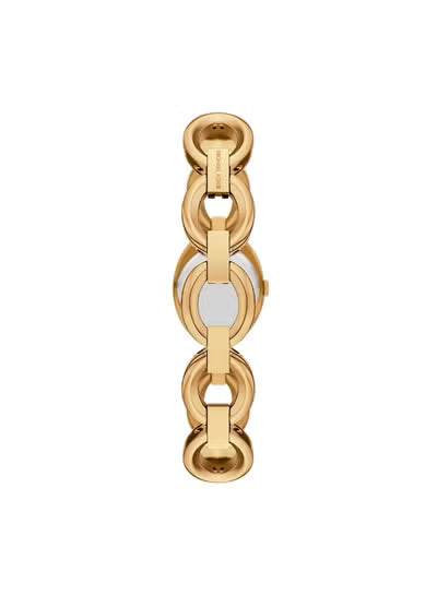 Michael Kors MK4957 Maude Gold Oval Women’s Watch – Elegant Quartz Stainless Steel Dress Watch