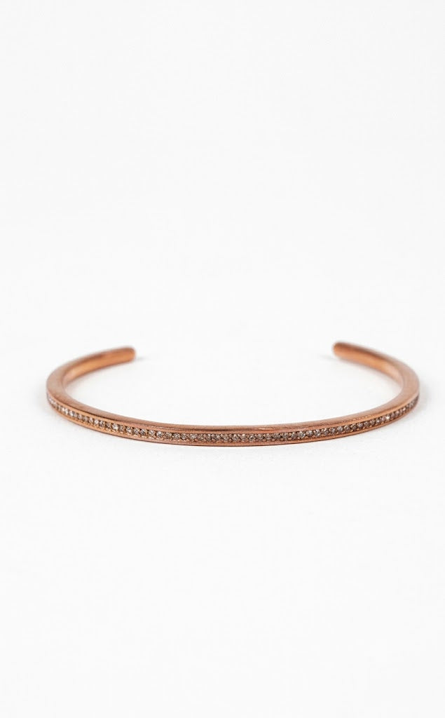 Michael Kors Open Cuff Bracelet for Women – Elegant Rose Gold-Tone Fashion Jewelry#011