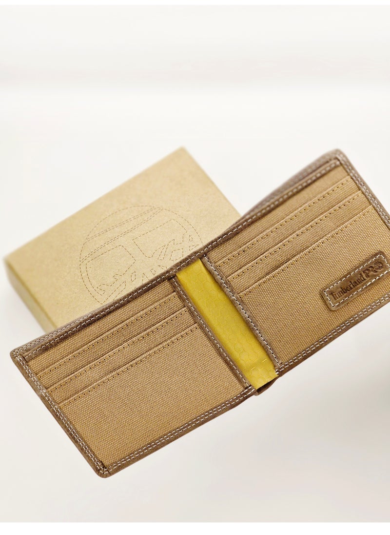 TL Brown Leather Wallet For Men #4
