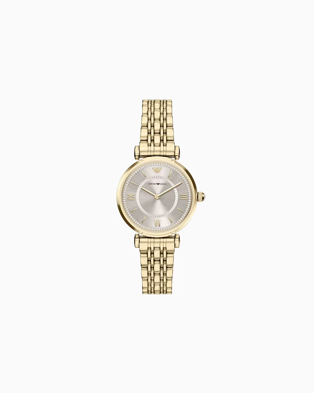 Emporio Armani Two-Hand Gold-Tone Stainless Steel Watch AR11766