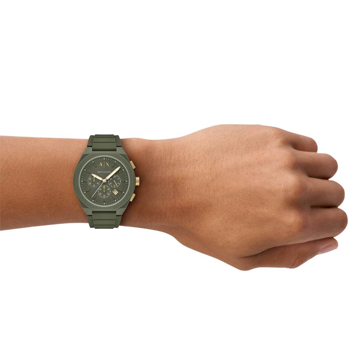 A|X Armani Exchange Sync Men’s Chronograph Watch – AX4169 Green