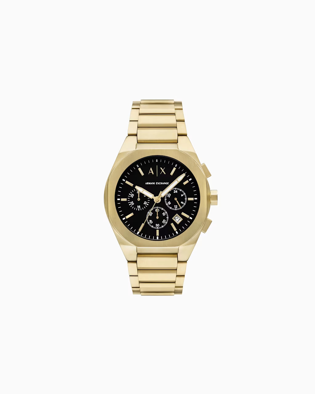 Armani Exchange Men’s Watch – AX4180 Gold & Black