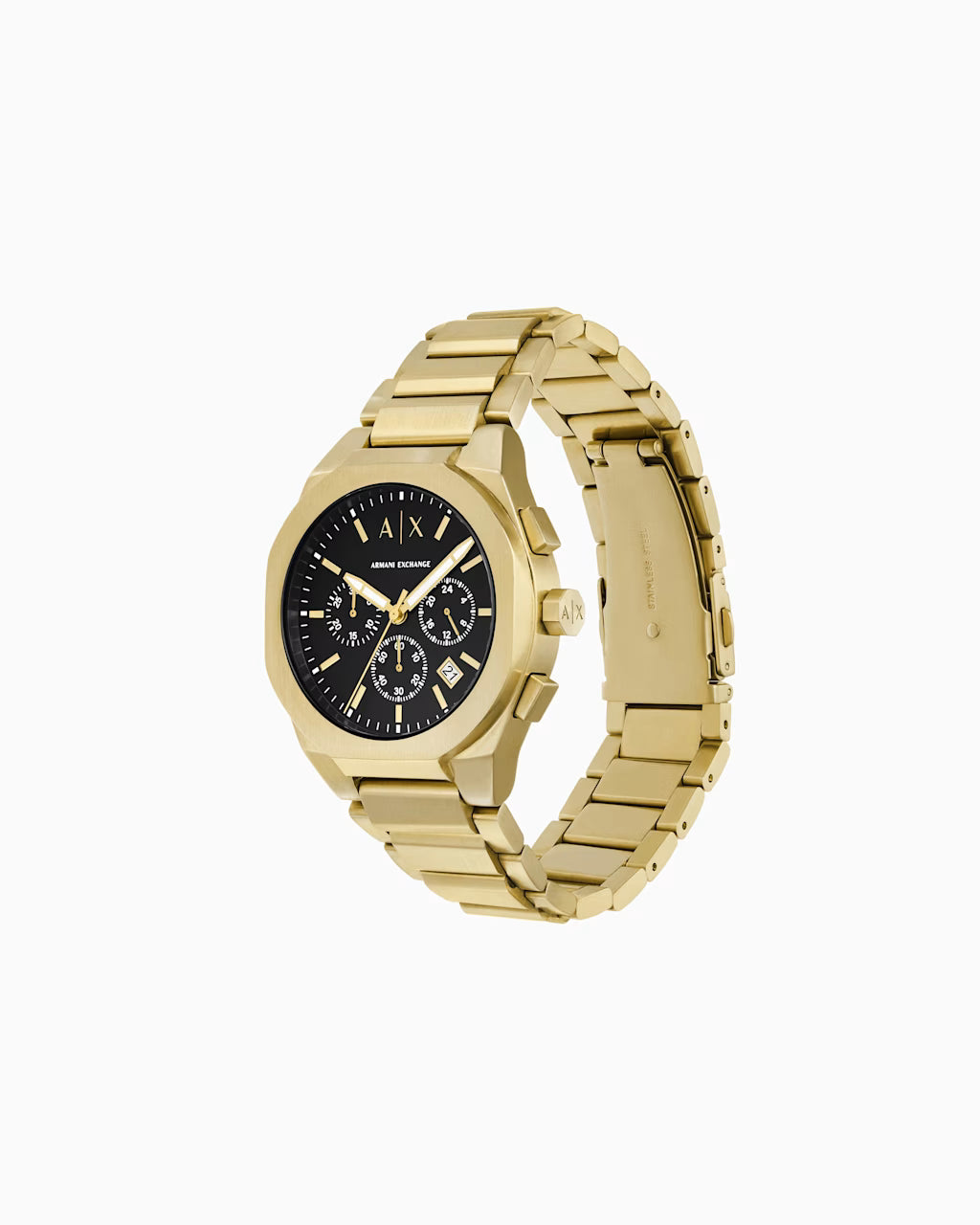 Armani Exchange Men’s Watch – AX4180 Gold & Black