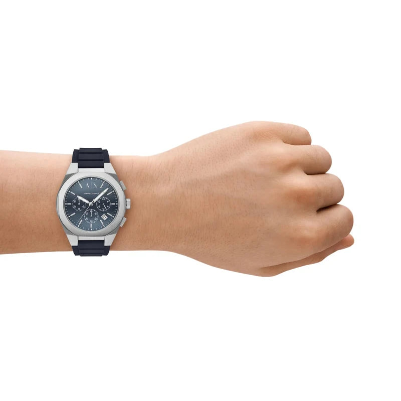 A|X Armani Exchange AX4185 Men's Watch, Dark Blue
