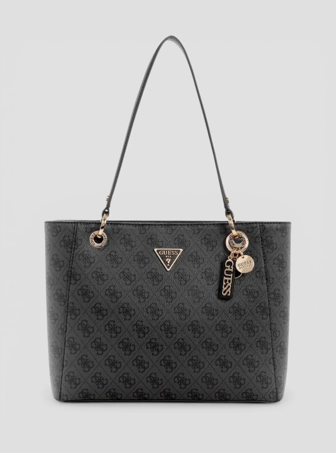 Black logo noelle small tote bag #0208