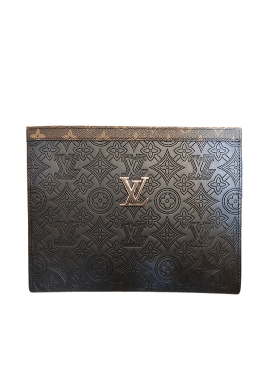 LV Monogram Black Leather Bag