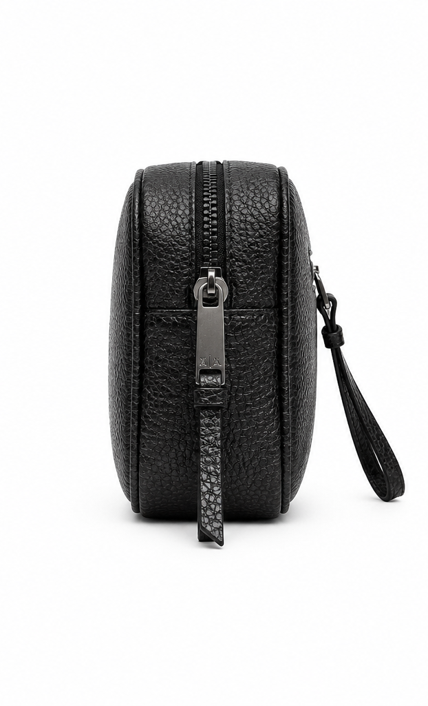 Armani Exchange Black Leather Bag #1