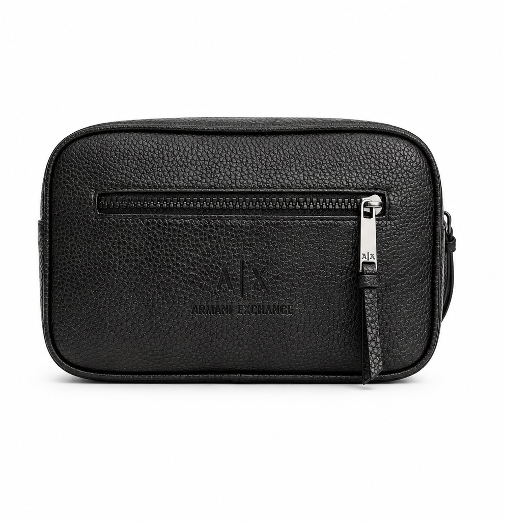 Armani Exchange Black Leather Bag #1
