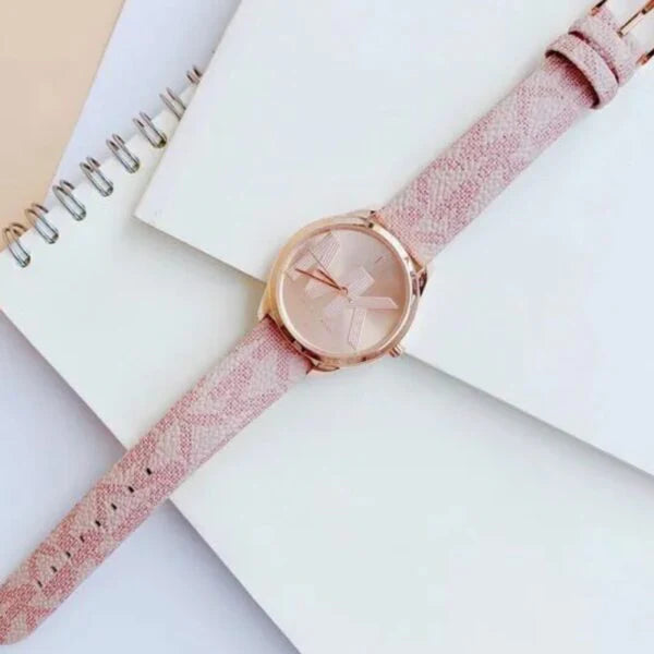 Michael Kors Jaycie MK2879 Women’s Watch – Pink Dial, Pink Leather Strap, Quartz, 33mm, 50M Water Resistant