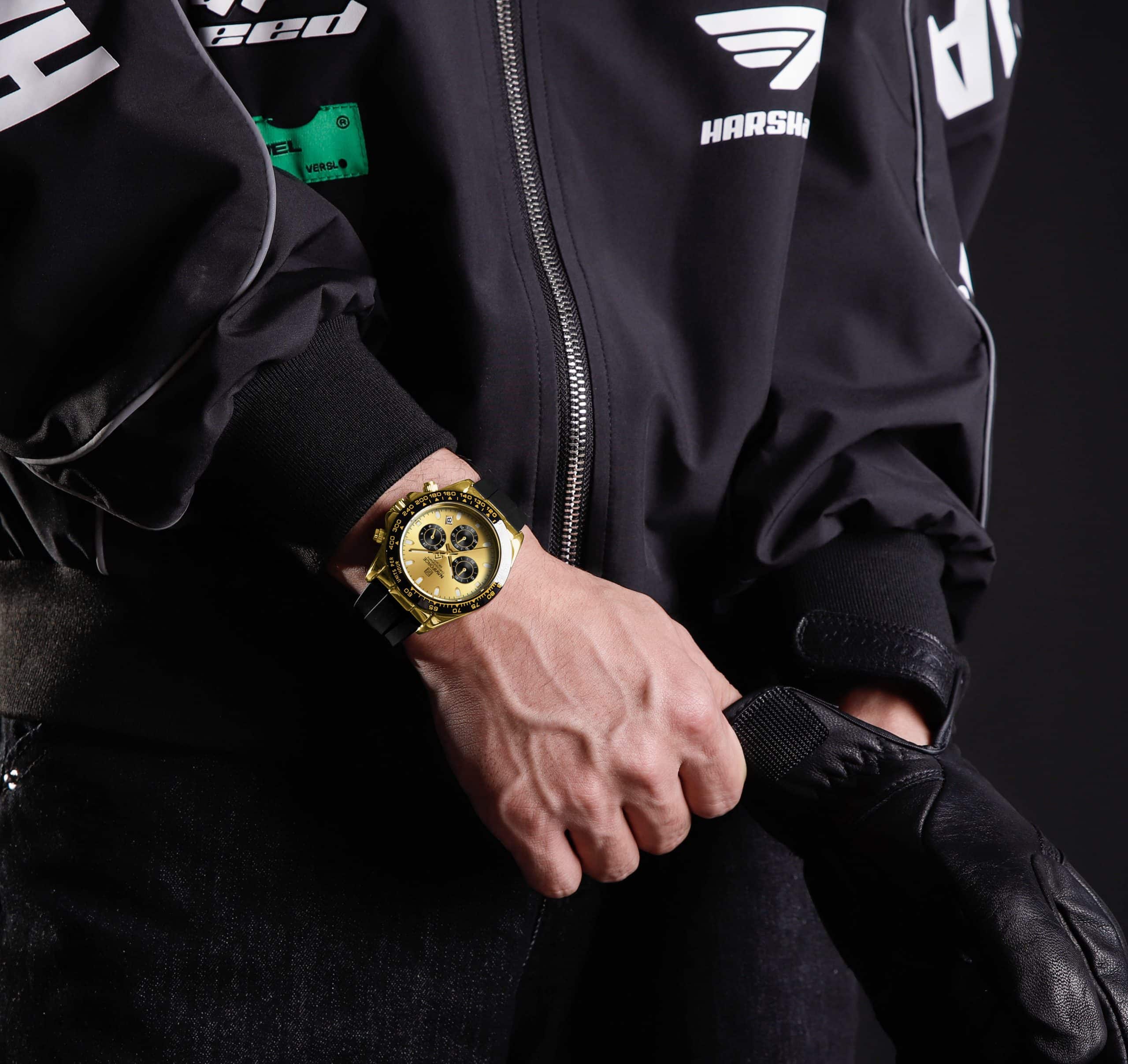 Naviforce NF8054 G/G/B Flex Chrono