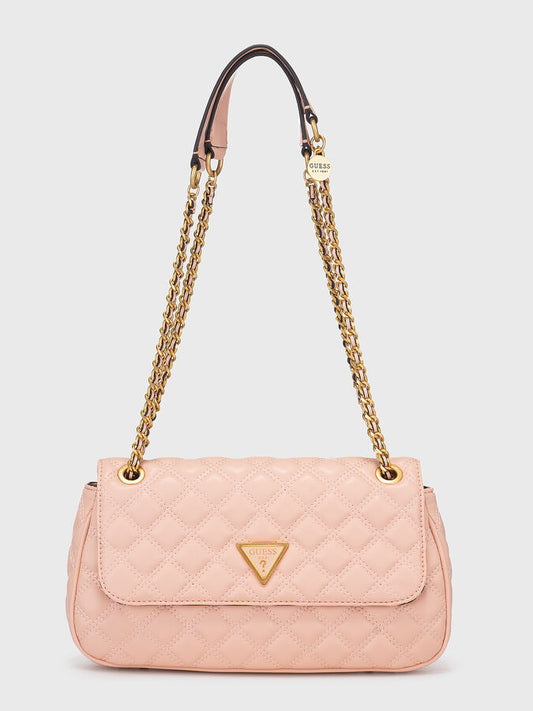 Guess Pink Quilted Bag For Women 25#