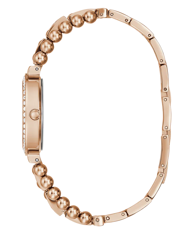 GUESS GW0401L3 Women’s Rose Gold Stainless Steel Analog Watch – Elegant 30mm Quartz Timepiece