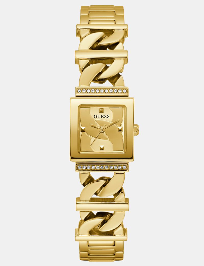 Guess Women's Watch GW0603L2 – Gold Crystal Detail