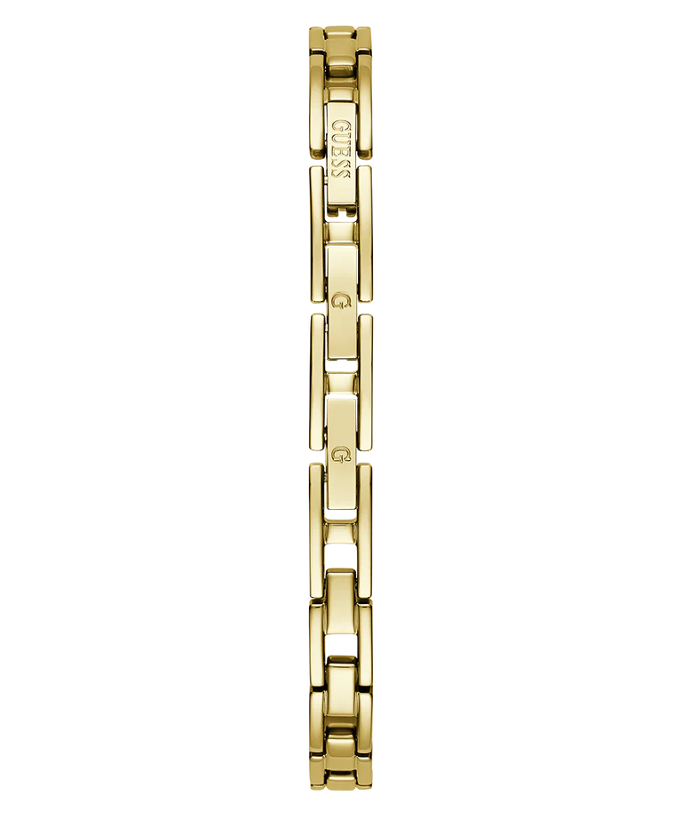 Guess GW0680L2 Women’s Gold Stainless Steel Watch – 28mm Hexagon Analog with Crystal Details