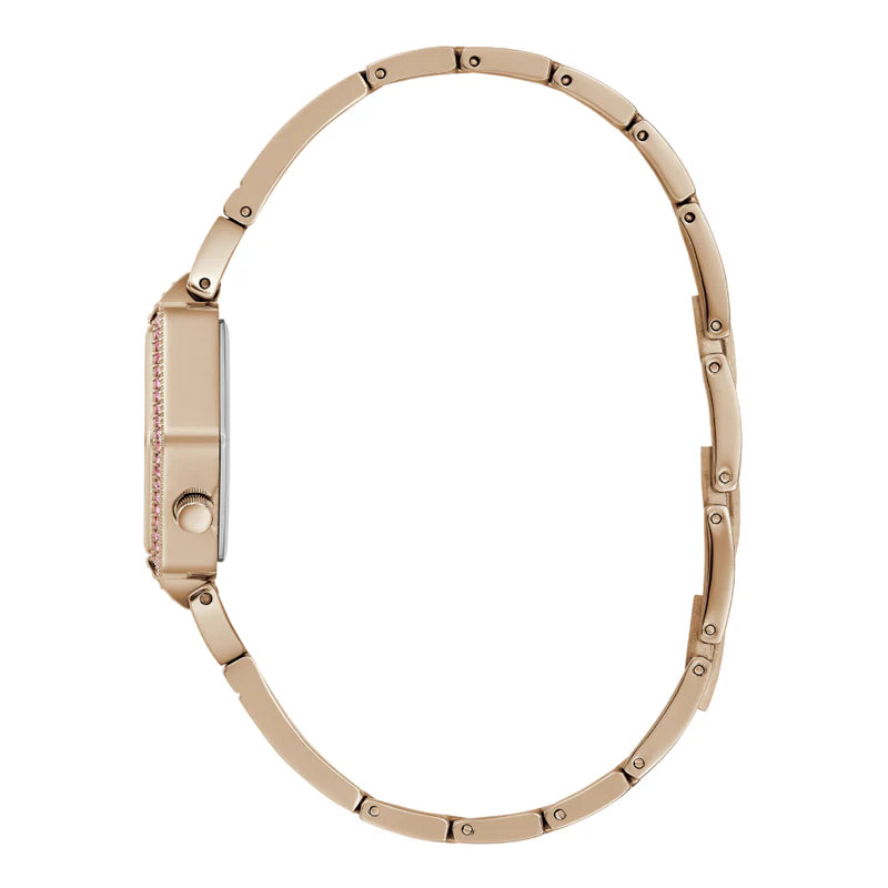 Guess GW0680L3 Women’s Rose Gold Stainless Steel Watch – 28mm Elegant Analog Quartz with Crystal Details