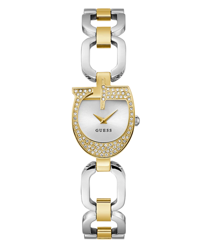 GUESS Women’s Watch – Model GW0683L6 | Two-Tone Gold & Silver G-Logo Design
