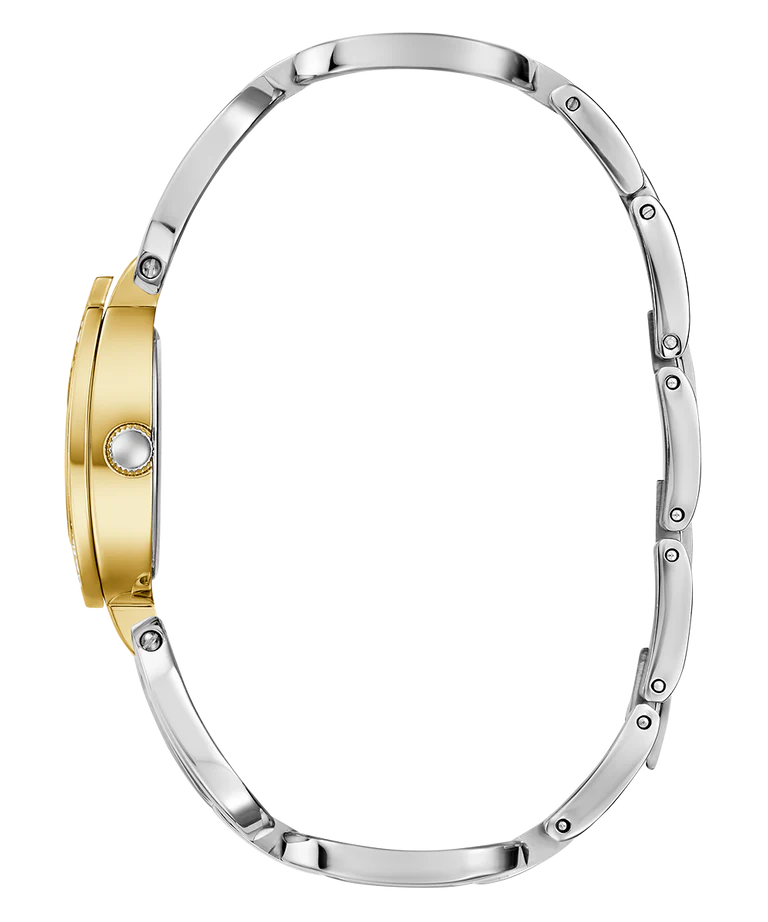 GUESS Women’s Watch – Model GW0683L6 | Two-Tone Gold & Silver G-Logo Design