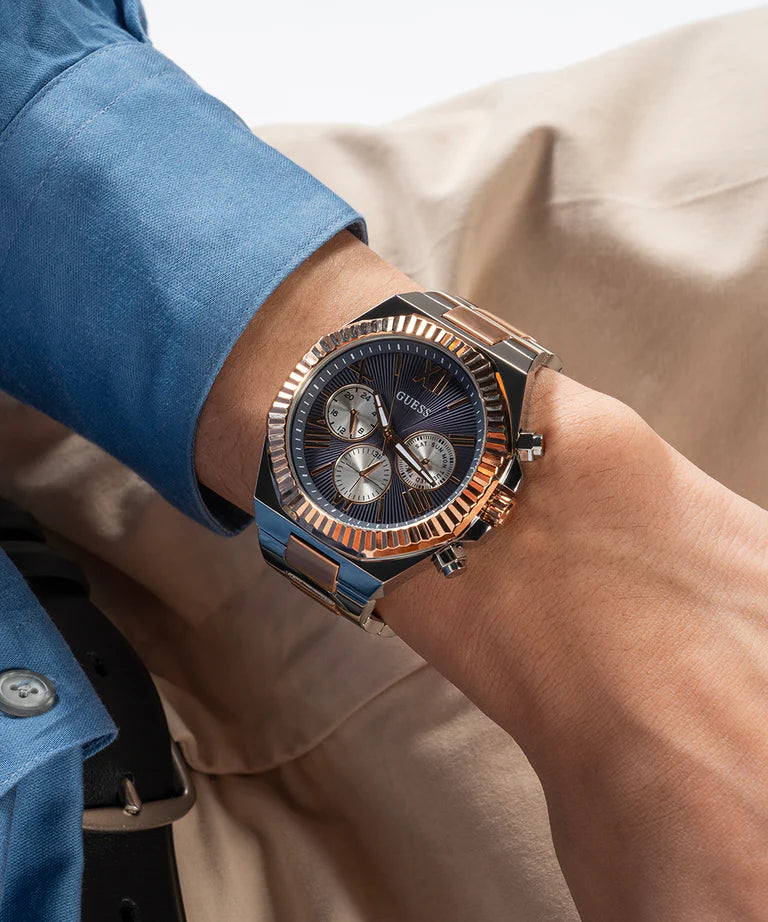 GUESS Men's Two-Tone Stainless Steel Multifunction Watch - GW0703G4