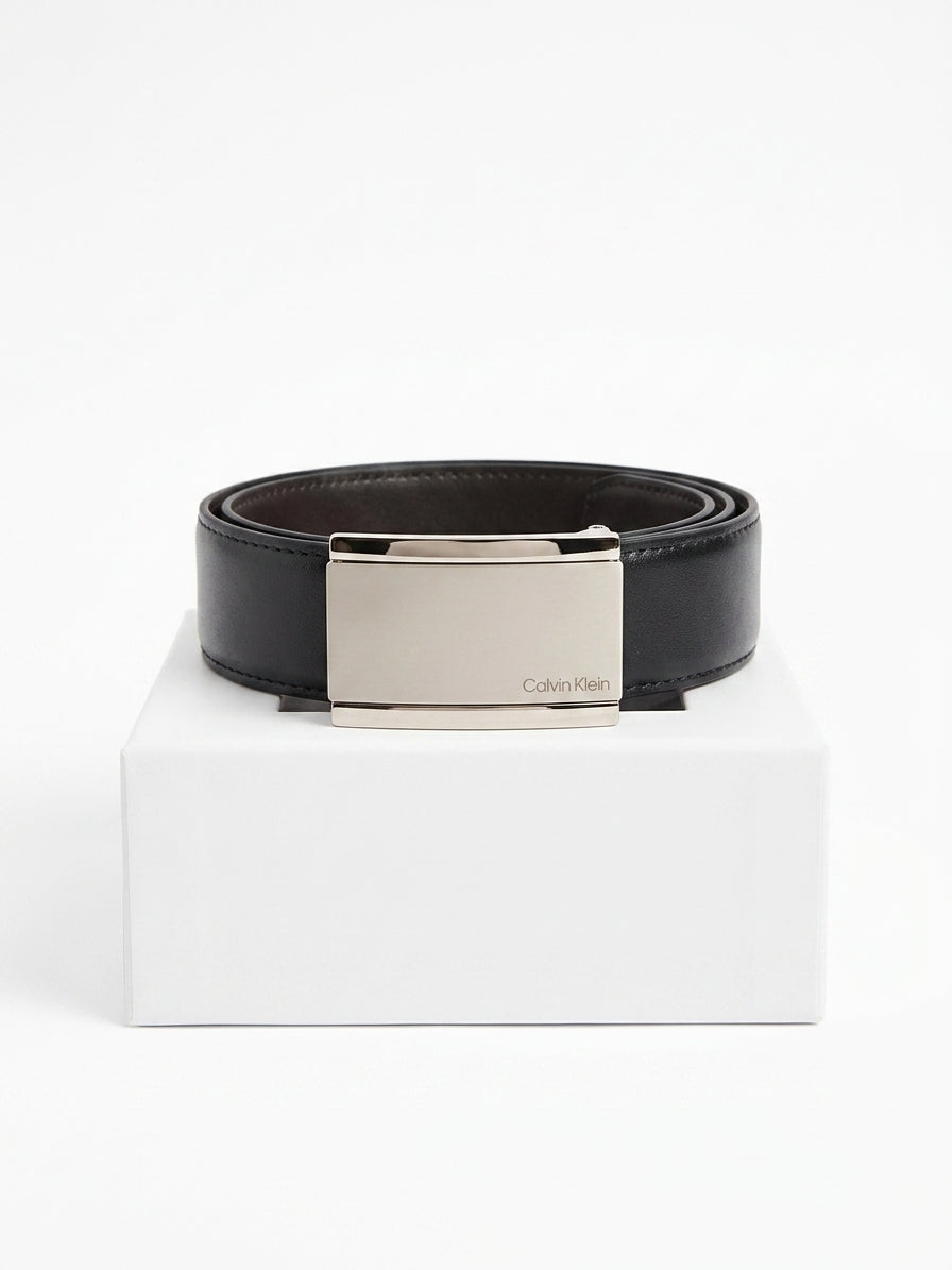 Calvin Klein Men's Leather Wallet & Belt Gift Set - Black #09