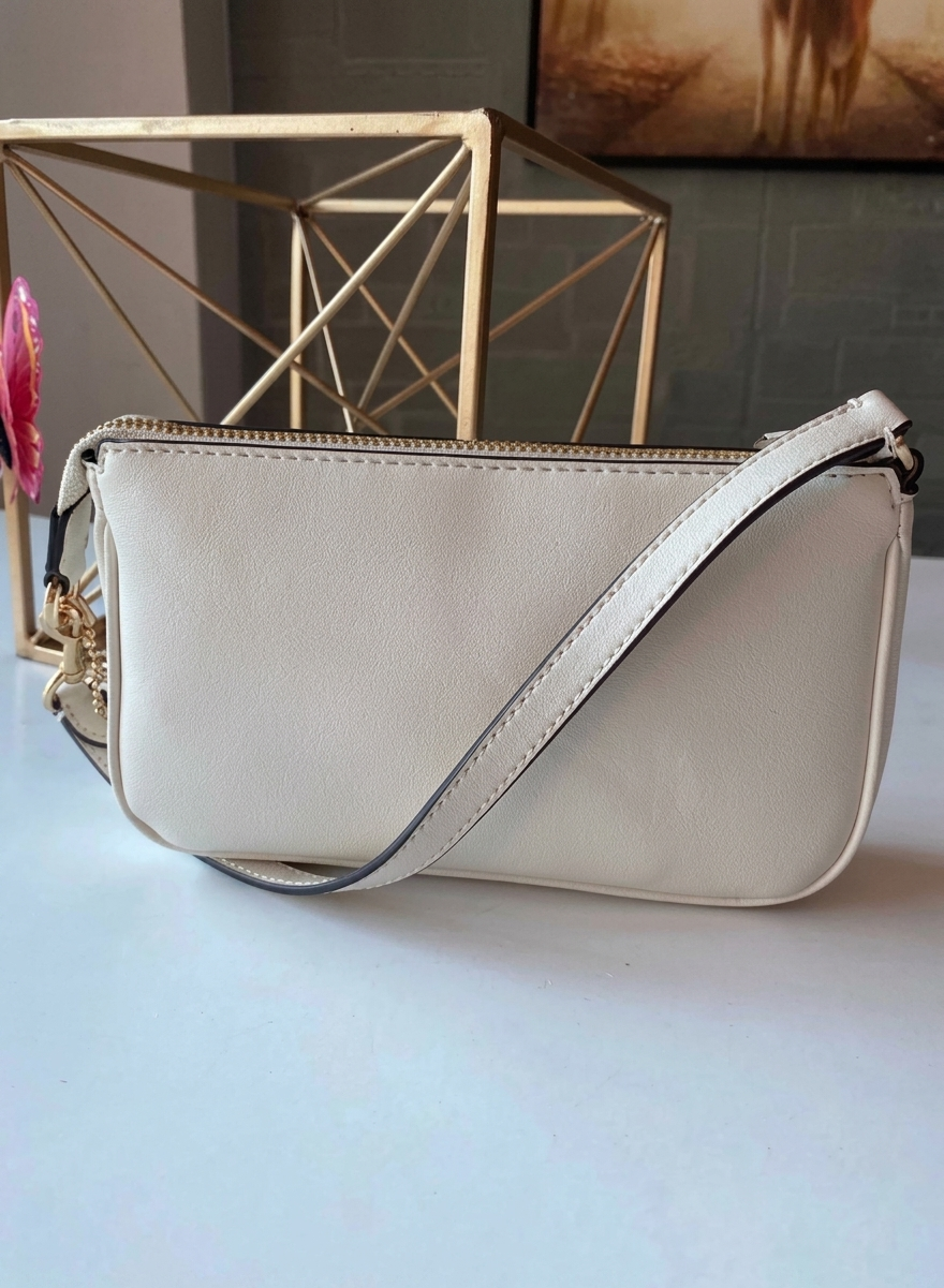 Coach Nolita 19 Leather Wristlet Handbag with Daisy Embroidery – White #27
