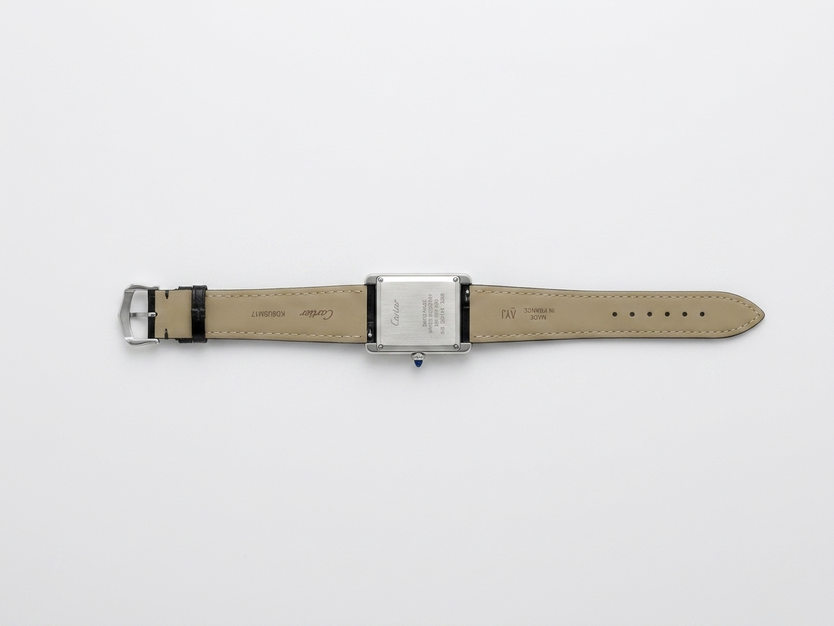 Tank Louis Cartier watch Black Dial