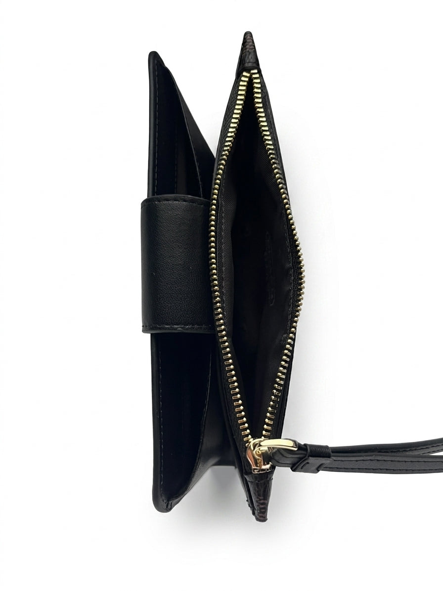 Coach Luxury Signature Medium Wallet & Wristlet - Elegant Design #0006