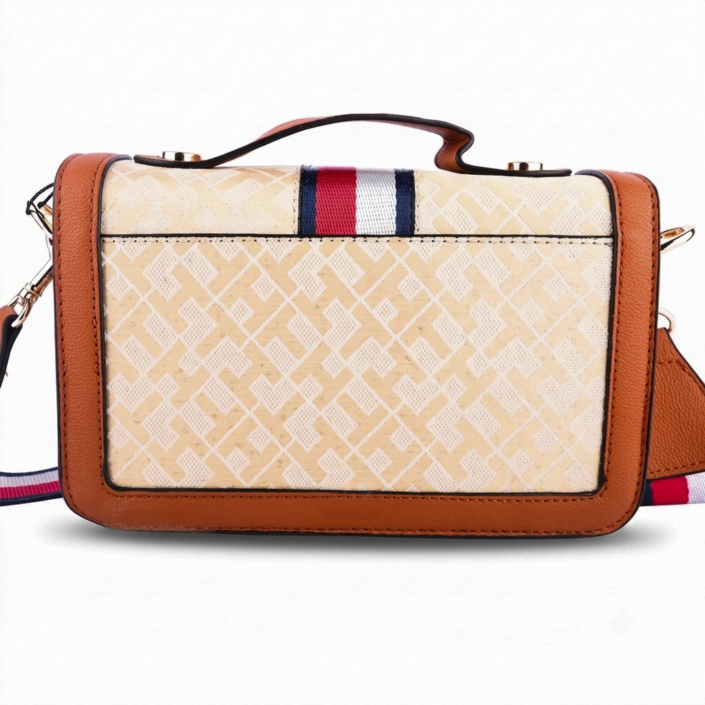 Classic Chic Monogram Crossbody Bag ✨ #0083