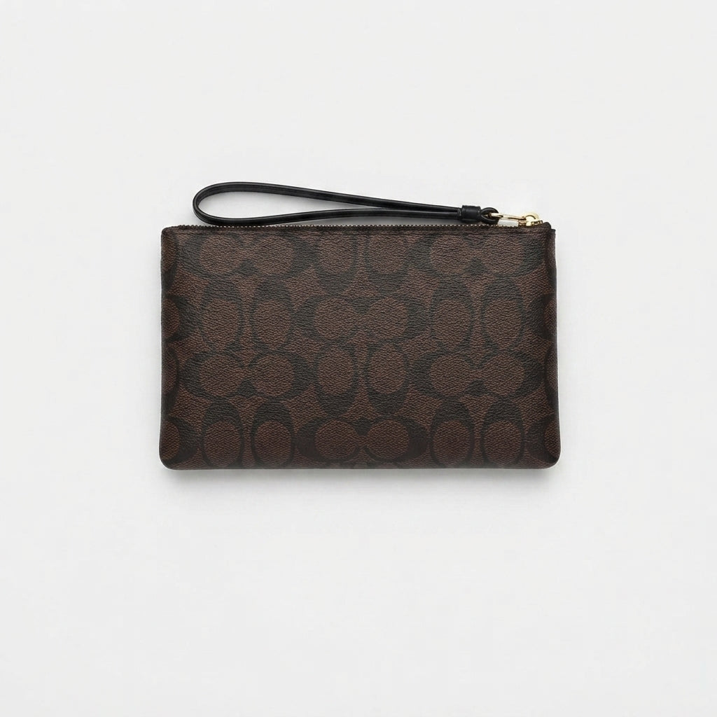 Coach Luxury Signature Medium Wallet & Wristlet - Elegant Design #0006