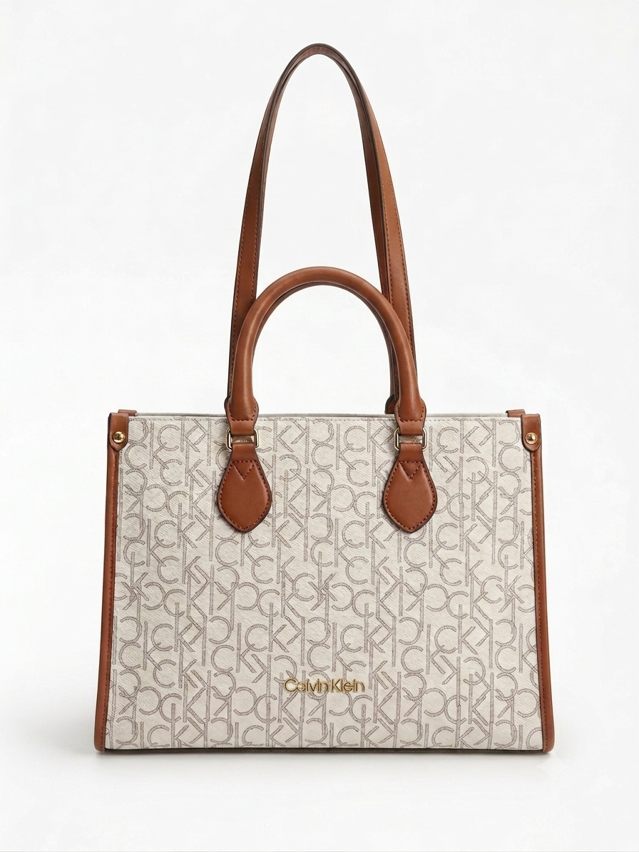Calvin Klein Classic Monogram Tote Bag 👜 #0026